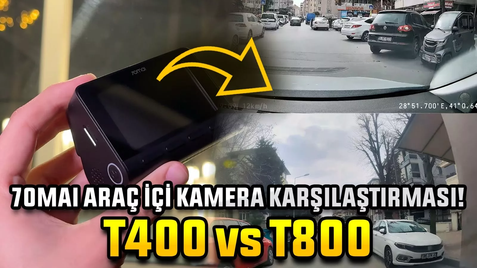 Aracınız İçin En İyisi Hangisi? 70mai T400 ve 4KT800 Karşılaştırması: İşte Kazanan!