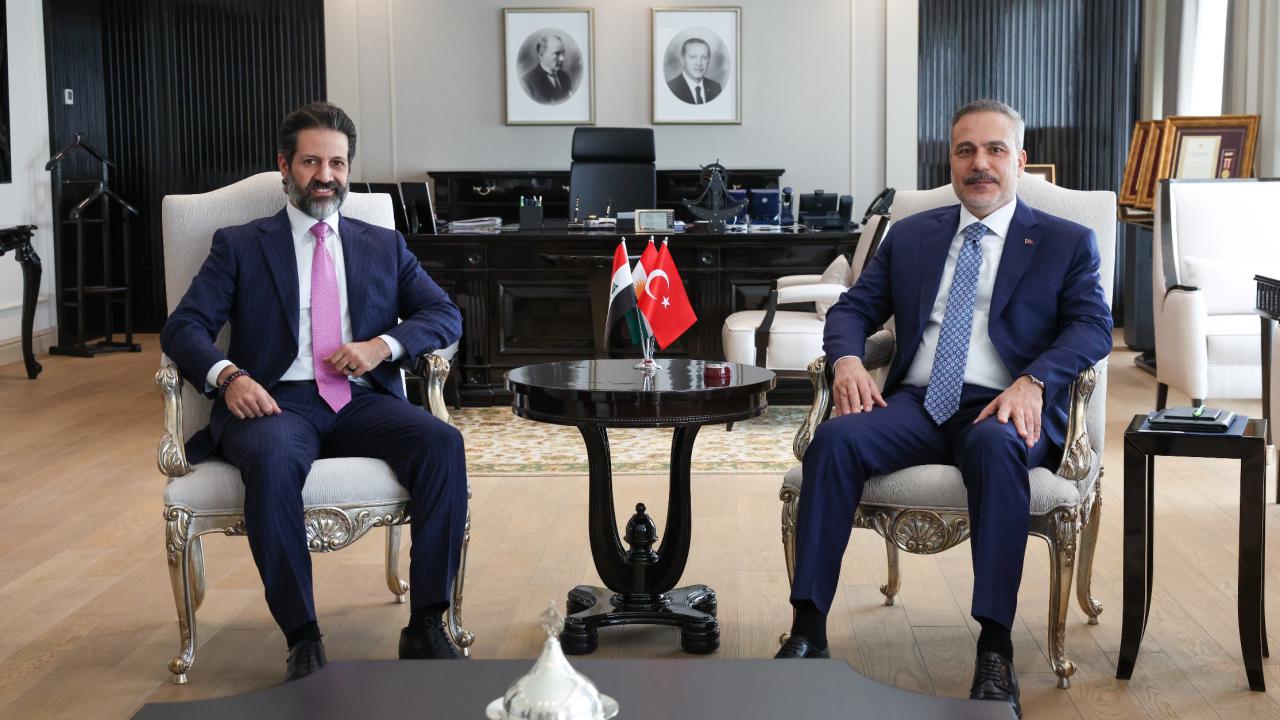 Dışişleri Bakanı Fidan, IKBY Başbakan Yardımcısı Talabani ile Görüştü