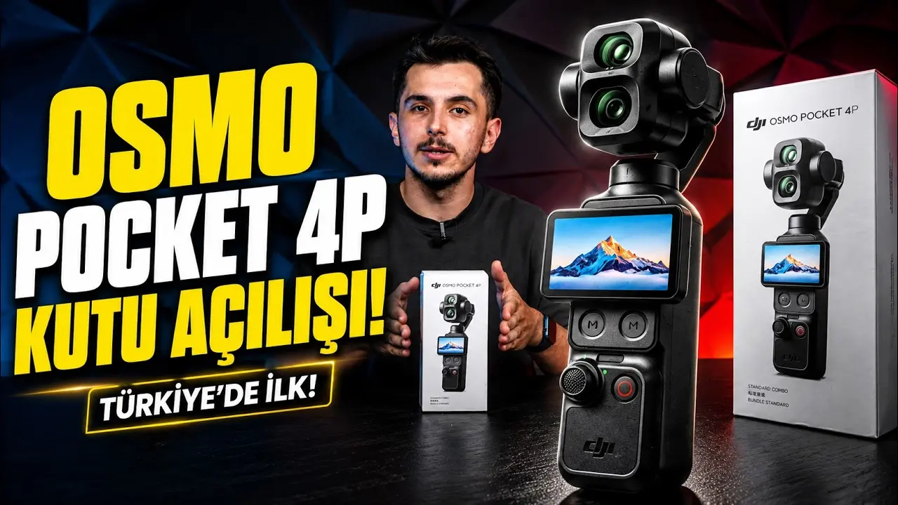 DJI Pocket 4P Sahneye Çıktı: Çift Kameralı Yeni Nesil Gimbal İncelemesi