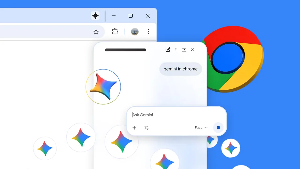Google, Android Chrome Tarayıcısına Gemini Kısayolu Ekliyor