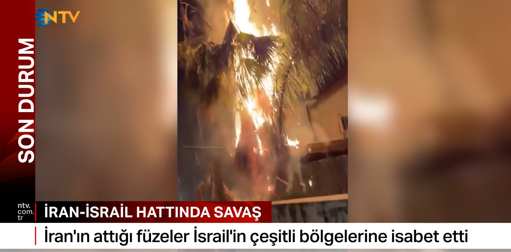 İran İsrail'i Füzelerle Vurdu! Savaş mı Başlıyor?