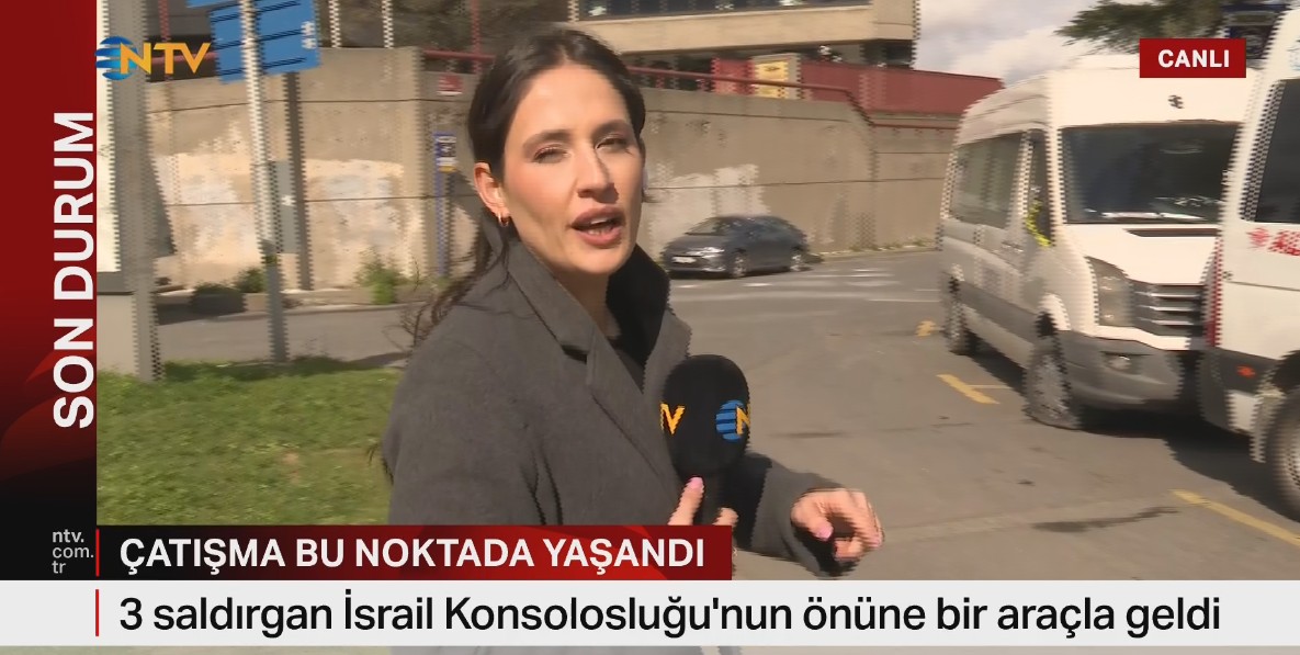 İstanbul'da Konsolosluk Şoku! Silahlar Konuştu, NTV Ekibi Olay Yerinde!