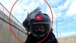 Mardin'de Güvercin Terörü! Motosiklet Sürücüsüne Hava Saldırısı!