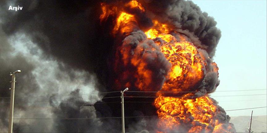 Rusya'da Gökyüzü Alev Aldı! Havai Fişek Deposunda Korkunç Patlama