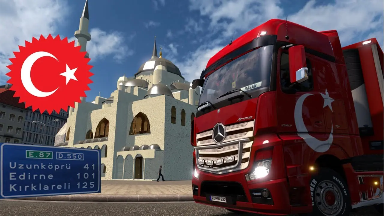 Tır Şoförleri Hazır Olun! Euro Truck Simulator 2'ye Türkiye Geliyor!
