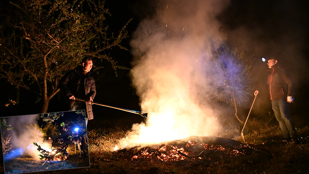 Türkiye Dondu Kaldı! Çiftçiler Gece Boyunca Bahçelerini Kurtarmak İçin Neler Yaptı?